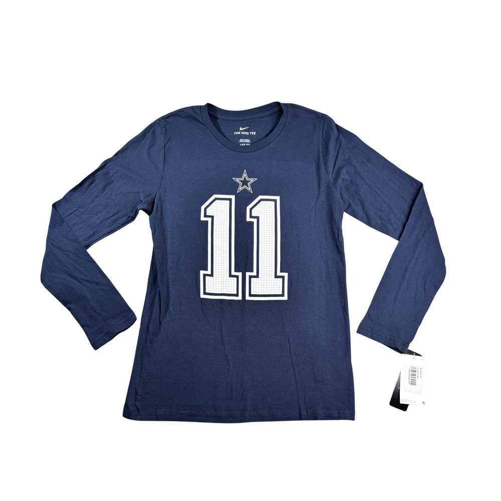 Nike Dallas Cowboys Micah Parsons 11 Long Sleeve Shirt Youth Large 14/16 Navy